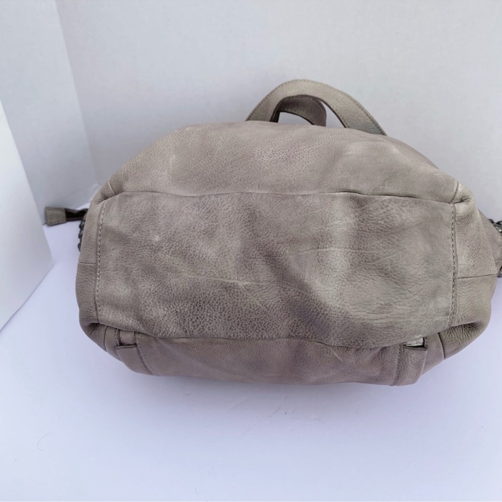 Free People Studded Taupe Shoulder Bag 20 x13 x3 - Picture 6 of 10